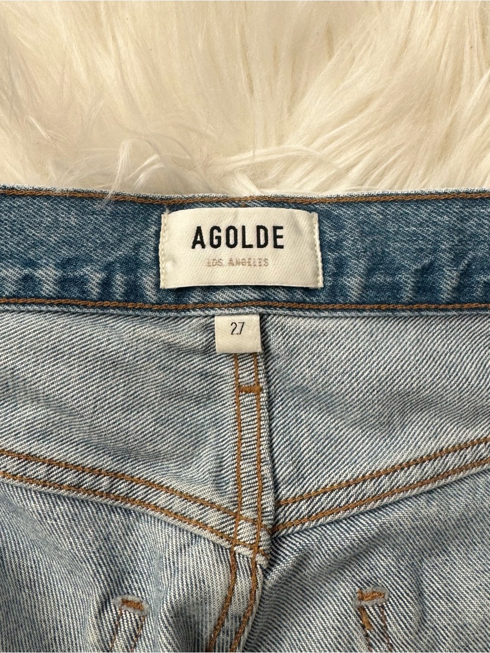 Agolde Low Slung Baggy 30.5" in Libertine Size 27 - Picture 8 of 9
